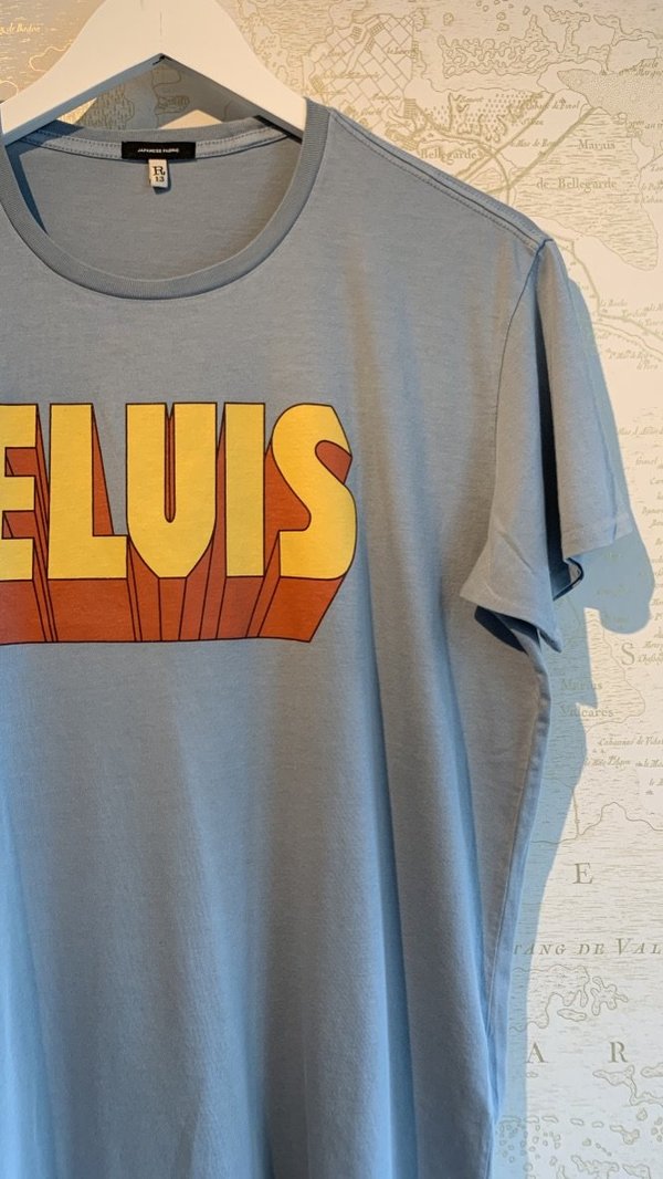 R13 Elvis Logo Boy Tee - Light Blue R13 Elvis Logo Boy Tee - Light Blue