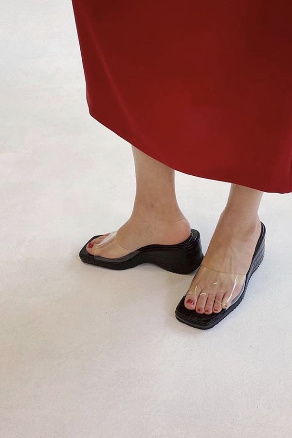 W A N T S Erin PVC Wedge W A N T S Erin PVC Wedge
