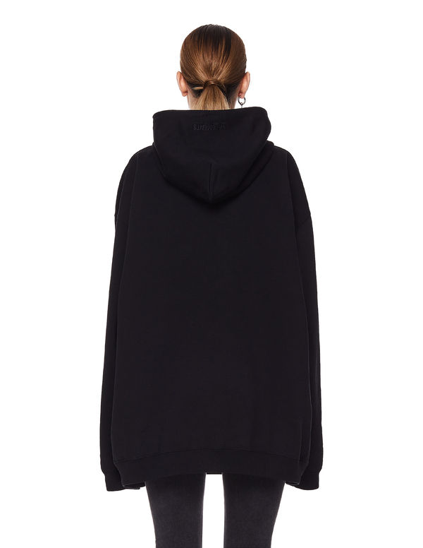 Vetements Logo Embroidered Hoodie Vetements Logo Embroidered Hoodie