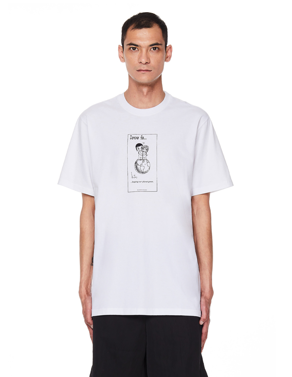 Vetements Love Is Cotton T-Shirt - White Vetements Love Is Cotton T-Shirt - White