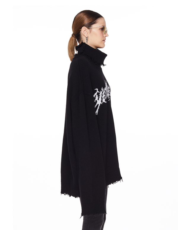 Vetements Wool Logo Sweater - Black Vetements Wool Logo Sweater - Black