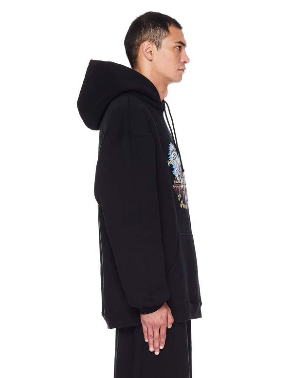 Vetements Cotton Hoodie - Black Vetements Cotton Hoodie - Black