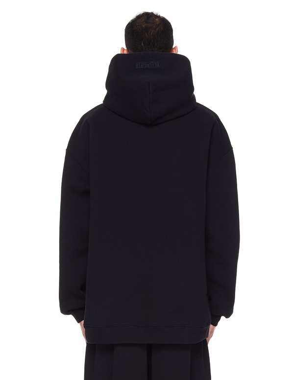 Vetements Cotton Hoodie - Black Vetements Cotton Hoodie - Black