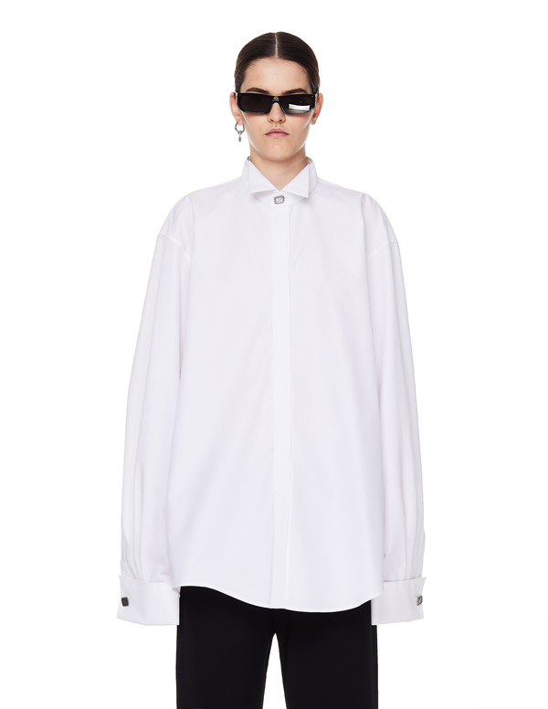 Balenciaga Cotton Shirt - White Balenciaga Cotton Shirt - White