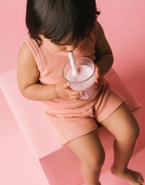 Kids Noble Organic Waffle Tank Set - Pink Sea Salt Kids Noble Organic Waffle Tank Set - Pink Sea Salt