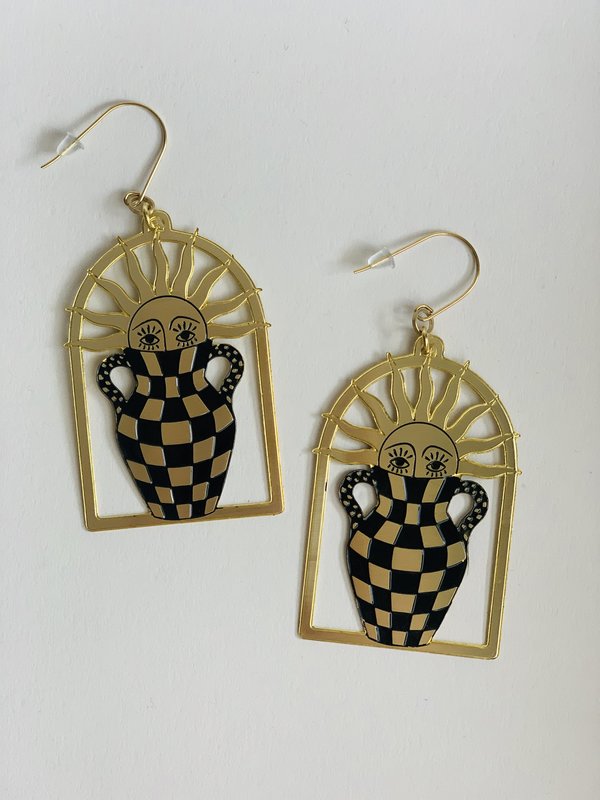 While Odin Sleeps Solis Ortus Earrings While Odin Sleeps Solis Ortus Earrings
