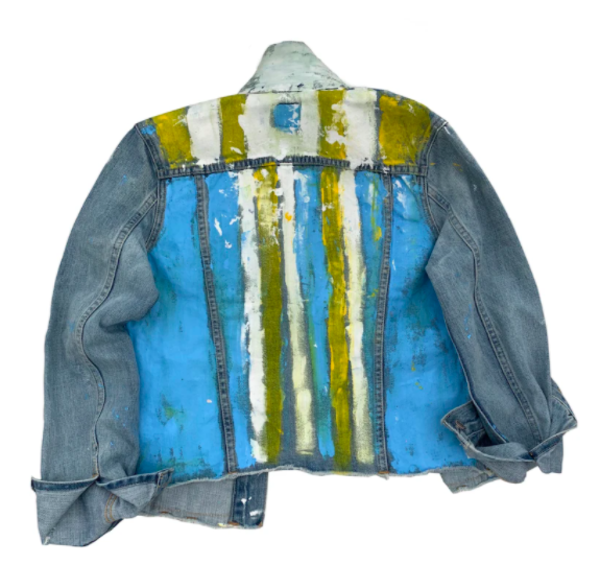 Kerri Rosenthal Hand Painted Denim Jacket Kerri Rosenthal Hand Painted Denim Jacket