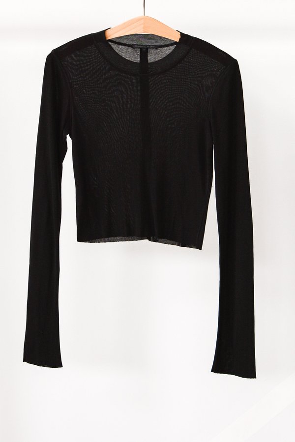 Beautiful People Tencel L/S Crop Top Beautiful People Tencel L/S Crop Top