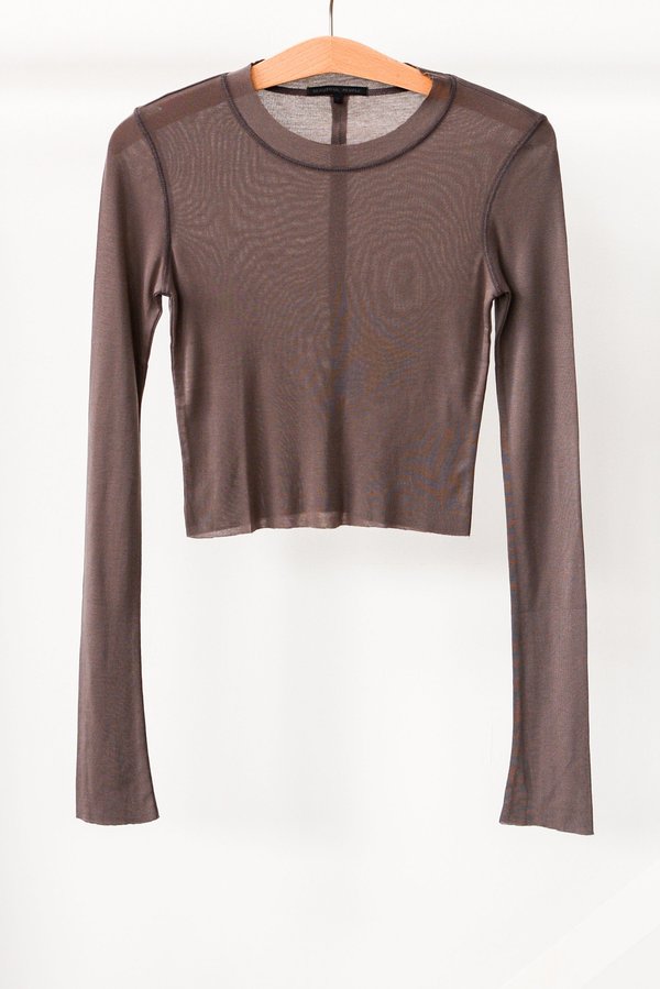 Beautiful People Tencel L/S Crop Top Beautiful People Tencel L/S Crop Top