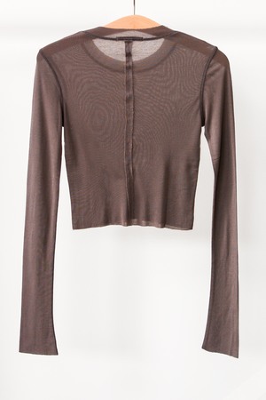 Beautiful People Tencel L/S Crop Top Beautiful People Tencel L/S Crop Top