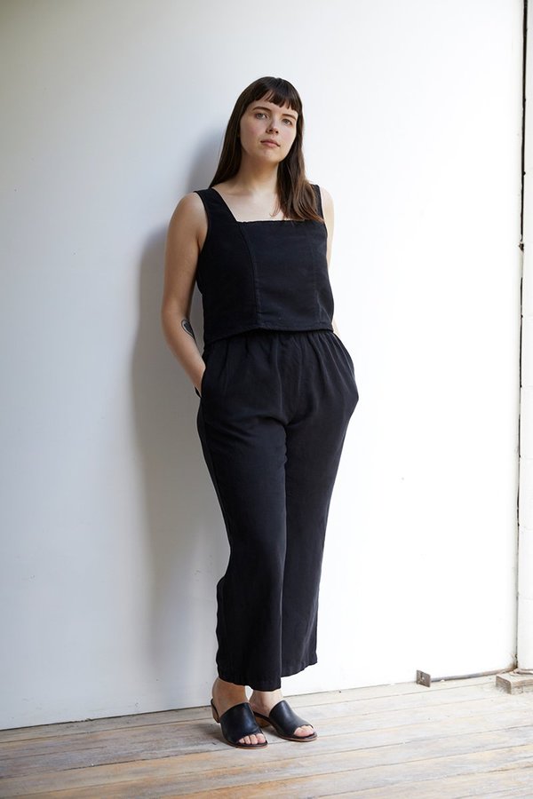 North Of West Patricia Linen Pant - Black North Of West Patricia Linen Pant - Black