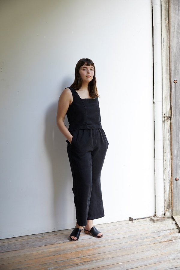 North Of West Patricia Linen Pant - Black North Of West Patricia Linen Pant - Black