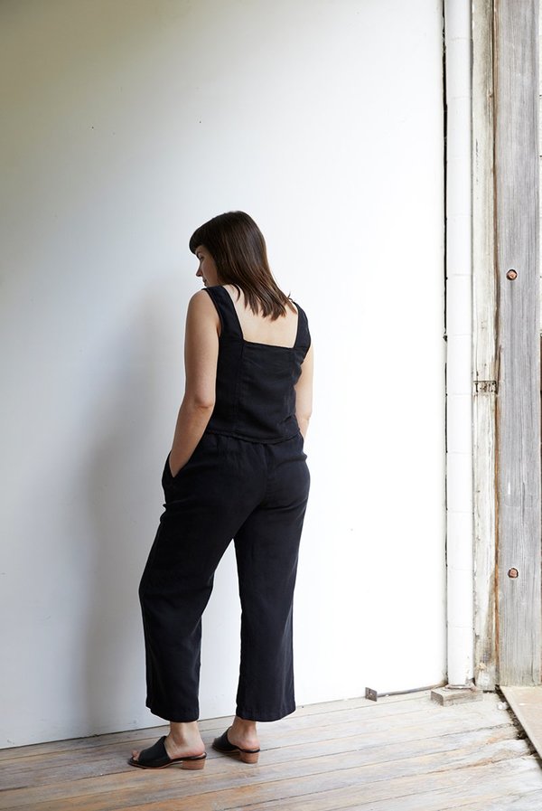 North Of West Patricia Linen Pant - Black North Of West Patricia Linen Pant - Black