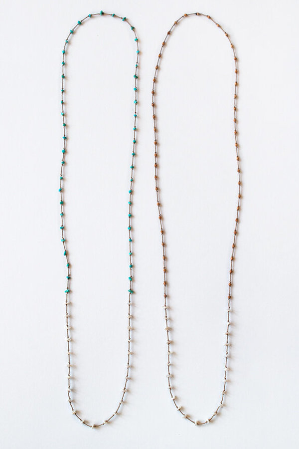 See Real Flowers Desert Necklace - Turquoise See Real Flowers Desert Necklace - Turquoise