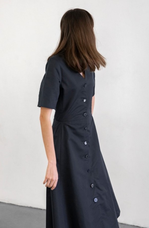 Delfina Balda Brenner Dress - Navy Delfina Balda Brenner Dress - Navy