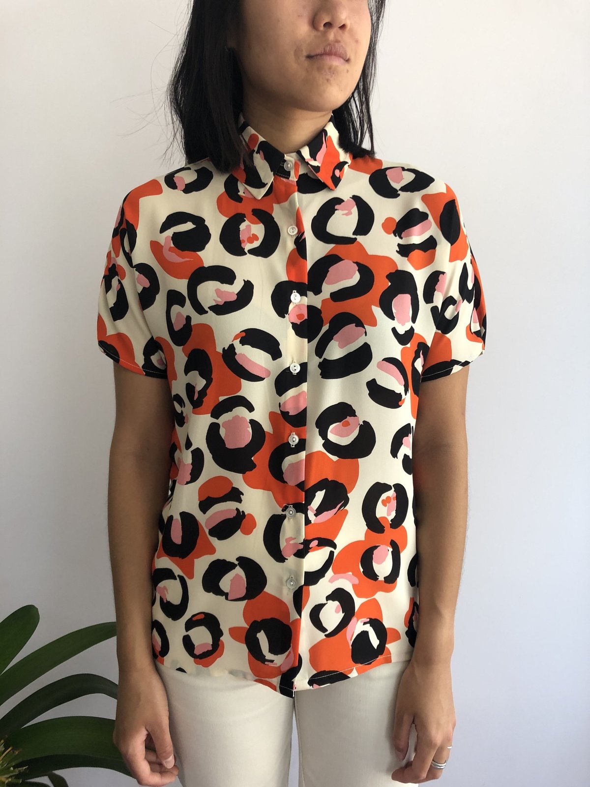 Mas Montreal Marine Shirt - Motif Orange - Image 1 of 2