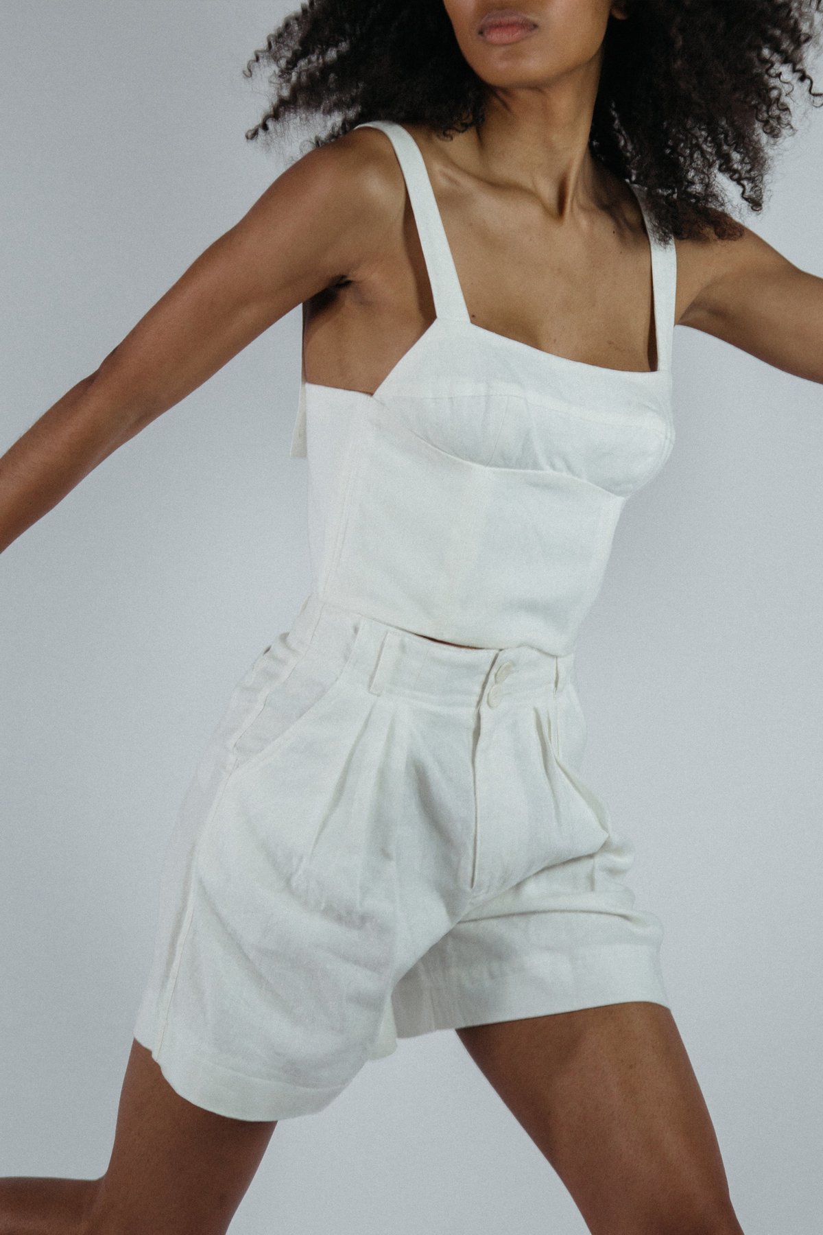 Angie Bauer Cassie Top - White - Image 1 of 3