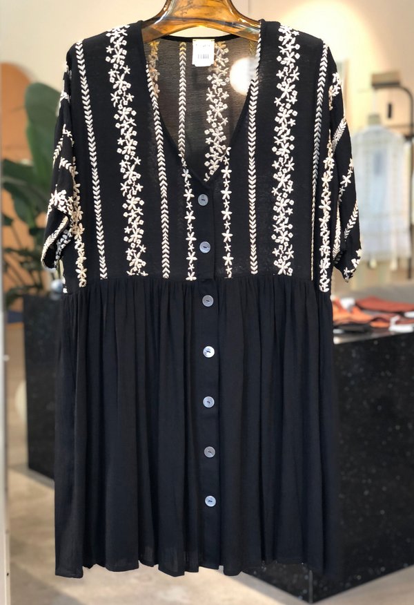 Together Dress - Black Floral Together Dress - Black Floral