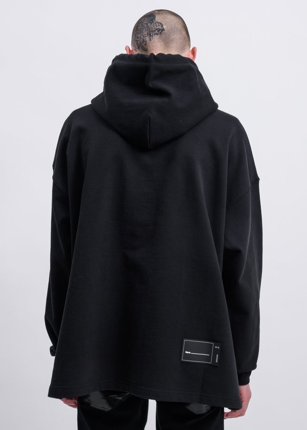 we11done New Logo Hoodie - Black we11done New Logo Hoodie - Black