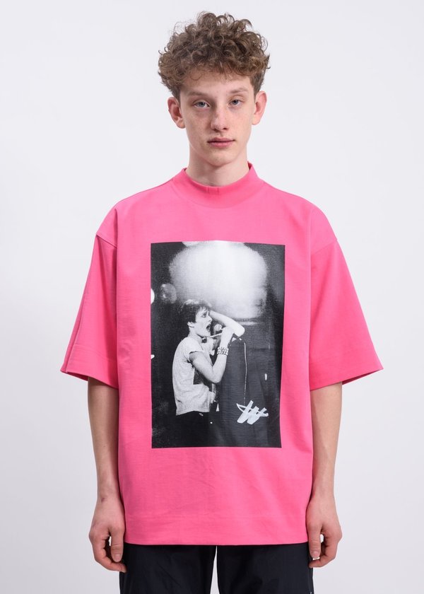 we11done Reversible Gig T-shirt - Navy/Pink we11done Reversible Gig T-shirt - Navy/Pink
