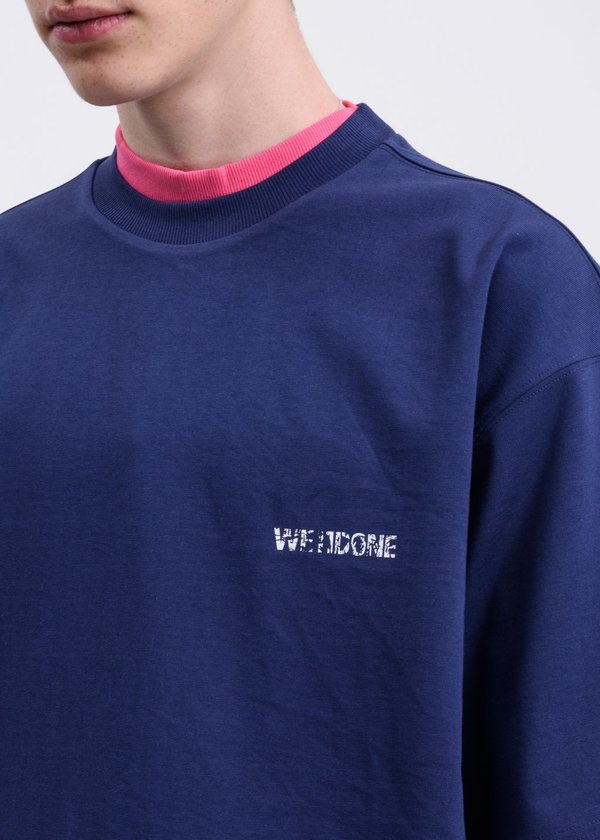 we11done Reversible Gig T-shirt - Navy/Pink we11done Reversible Gig T-shirt - Navy/Pink