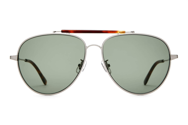 Unisex CRAP EYEWEAR The Road Crue Sunglasses - Brushed Silver/Dark Tortoise Unisex CRAP EYEWEAR The Road Crue Sunglasses - Brushed Silver/Dark Tortoise