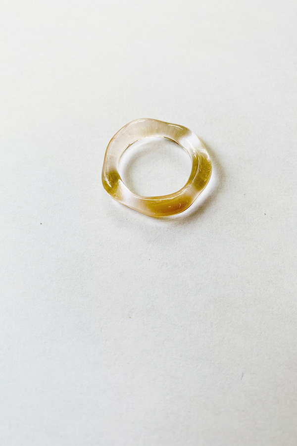 JANE D'ARENSBOURG Thin Organic Band - Clear JANE D'ARENSBOURG Thin Organic Band - Clear