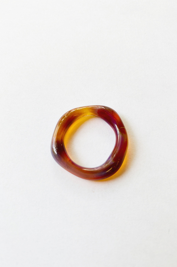 JANE D'ARENSBOURG Thin Organic Band Rust JANE D'ARENSBOURG Thin Organic Band Rust