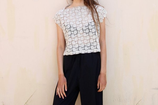 Antipast Cotton Lace Blouse Antipast Cotton Lace Blouse