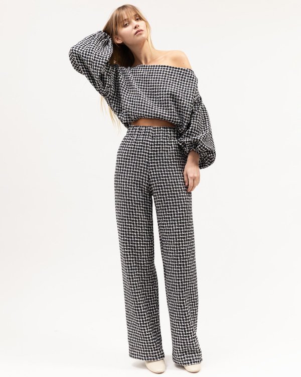 BEFORE MARCH Gloria Pant - Houndstooth BEFORE MARCH Gloria Pant - Houndstooth