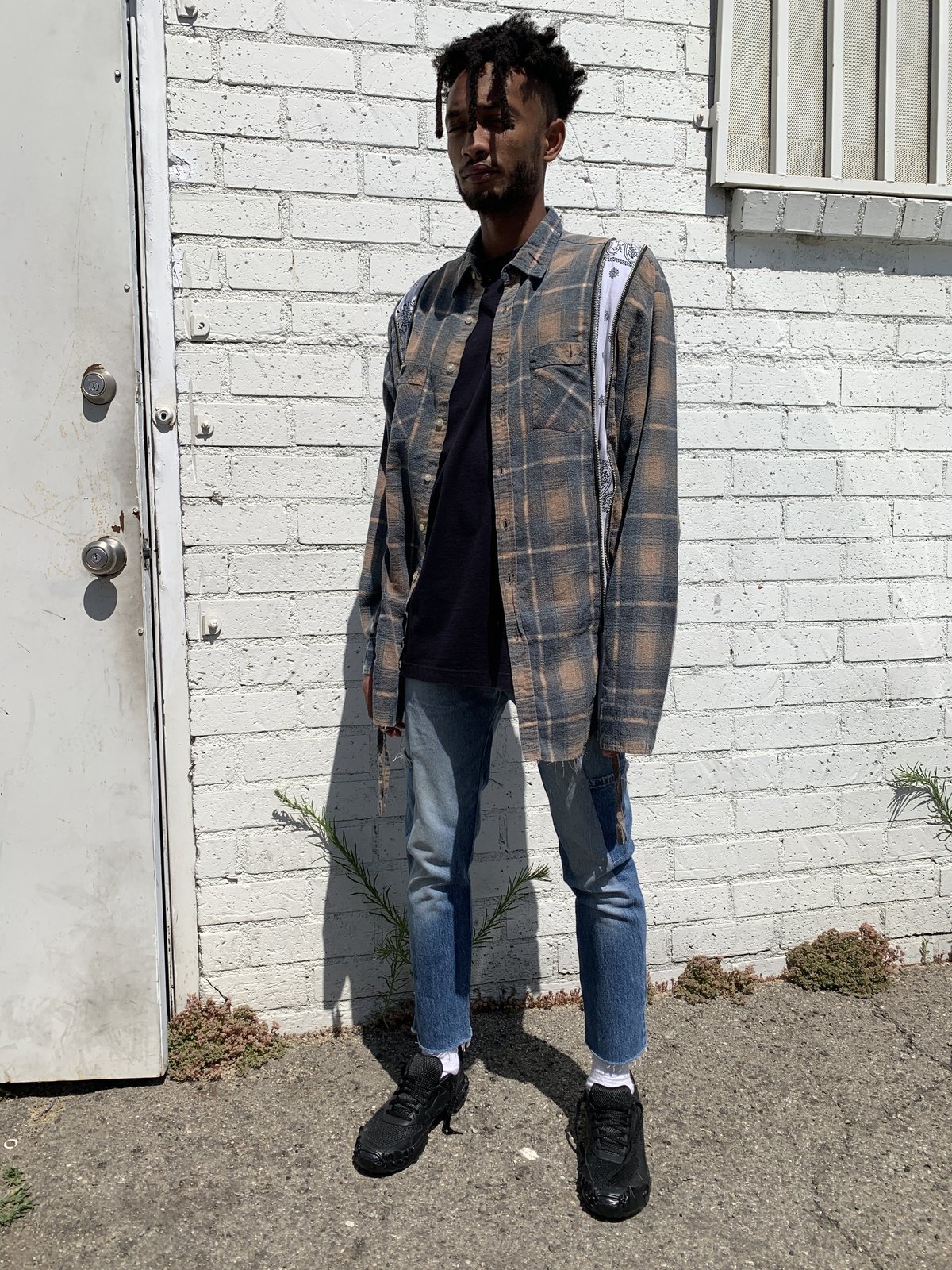 Old Park Bandana Wide Flannel Shirt | Garmentory
