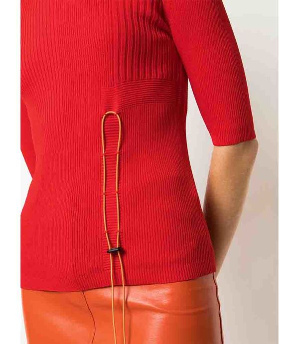 I am Chen Drawstring Top - Red I am Chen Drawstring Top - Red