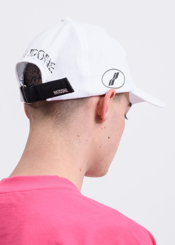 White WE11DONE Stamp Logo Cap White WE11DONE Stamp Logo Cap