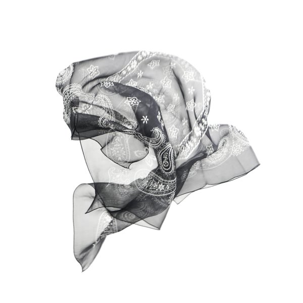 Needles Bandana Scarf - Charcoal Needles Bandana Scarf - Charcoal