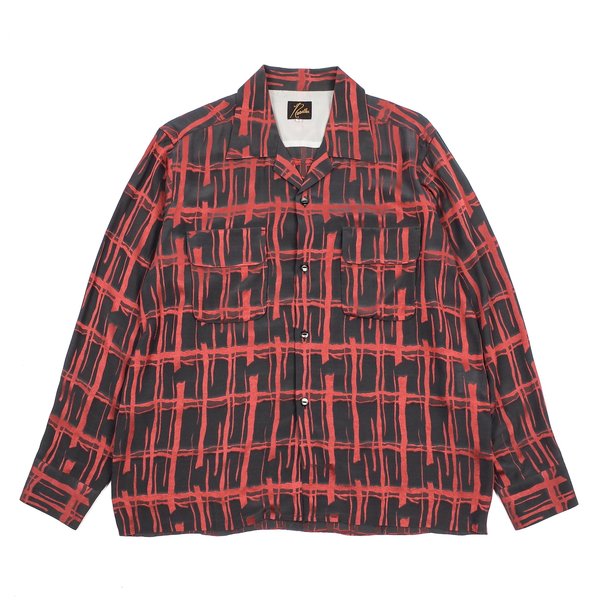 Needles Cut-off Bottom Classic Plaid Shirt - Charcoal Needles Cut-off Bottom Classic Plaid Shirt - Charcoal