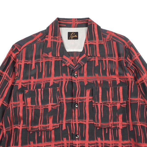 Needles Cut-off Bottom Classic Plaid Shirt - Charcoal Needles Cut-off Bottom Classic Plaid Shirt - Charcoal
