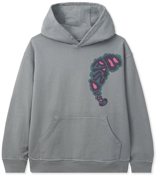 Brain Dead Will Sweeney Wizard Print Hooded Sweatshirt - Slate Grey Brain Dead Will Sweeney Wizard Print Hooded Sweatshirt - Slate Grey