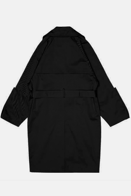 AMONG SEOUL Oversized Trench Coat- Black AMONG SEOUL Oversized Trench Coat- Black