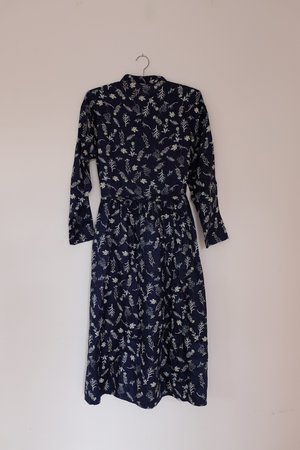 Ichi Antiquités Linen Flower Dress Ichi Antiquités Linen Flower Dress