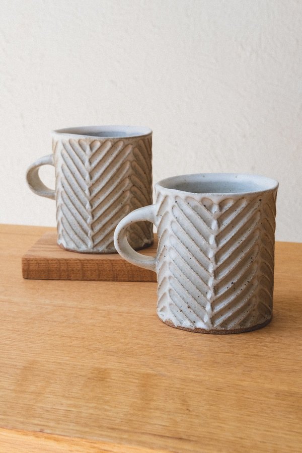 Mt Washington Pottery CHEVRON MUG Mt Washington Pottery CHEVRON MUG