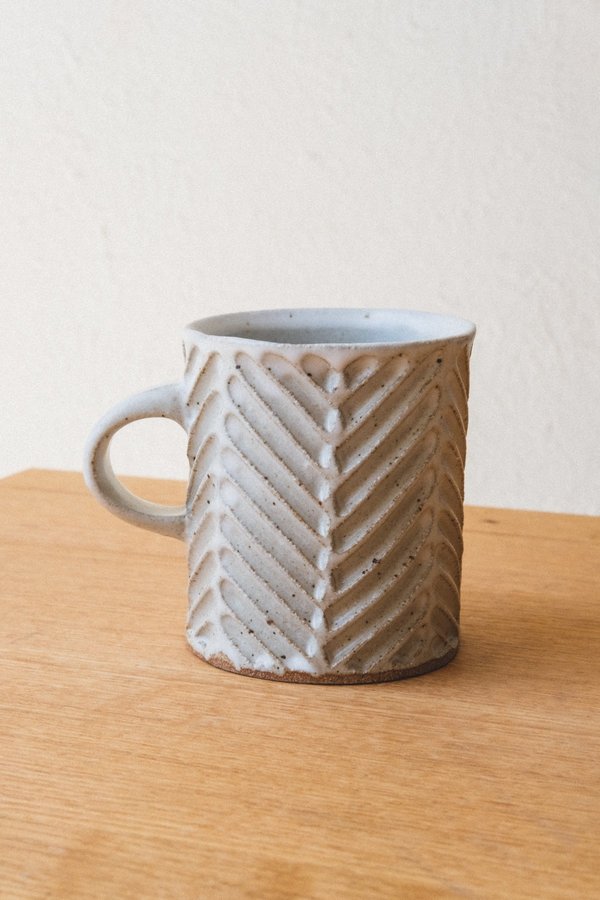 Mt Washington Pottery CHEVRON MUG Mt Washington Pottery CHEVRON MUG