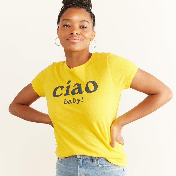 Mother Denim Lil Goodie Goodie Top - Ciao Baby! Mother Denim Lil Goodie Goodie Top - Ciao Baby!