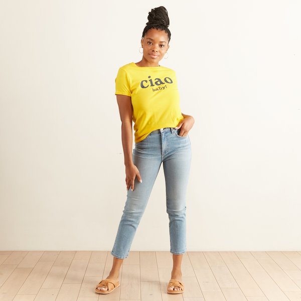 Mother Denim Lil Goodie Goodie Top - Ciao Baby! Mother Denim Lil Goodie Goodie Top - Ciao Baby!