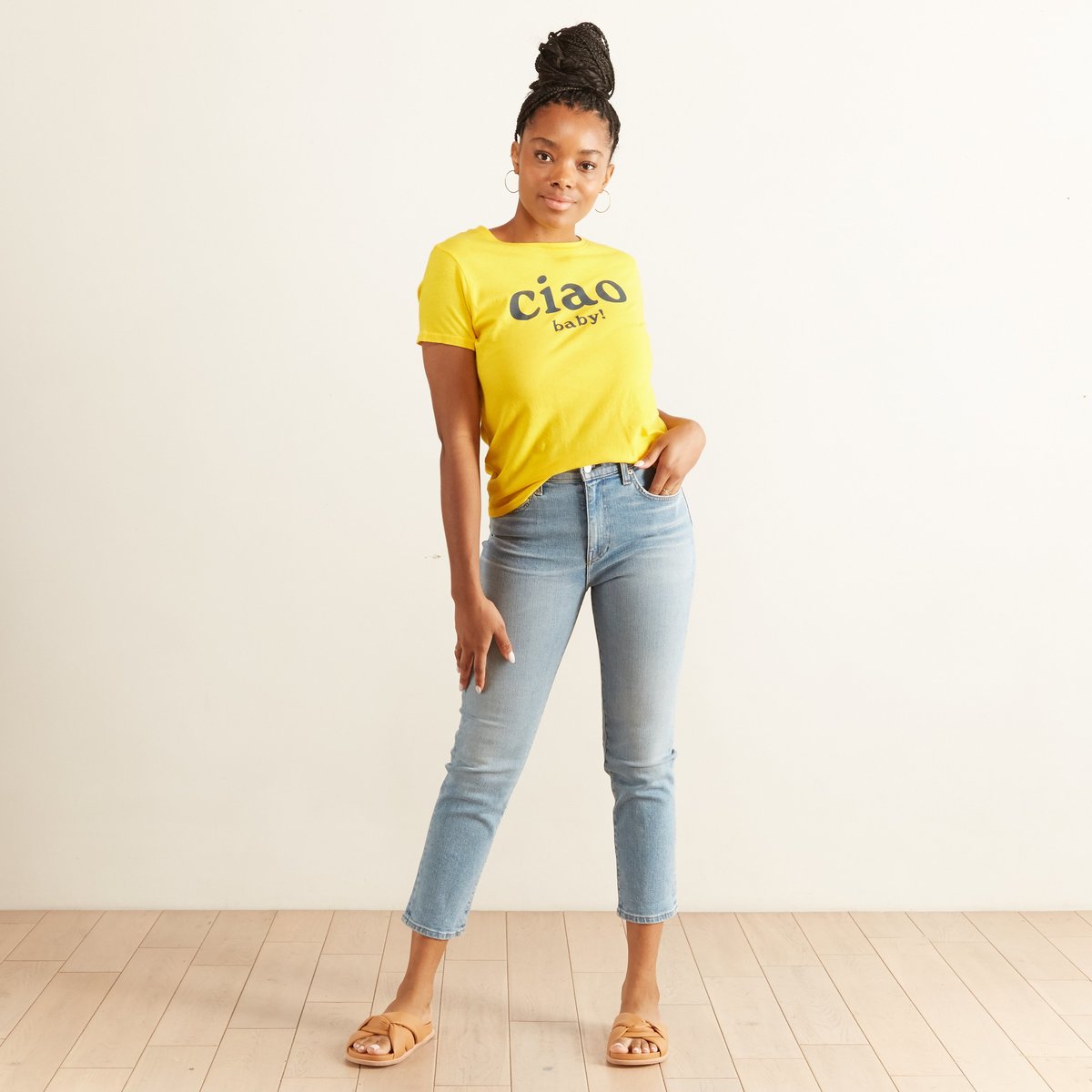 Mother Denim Lil Goodie Goodie Top - Ciao Baby! | Garmentory