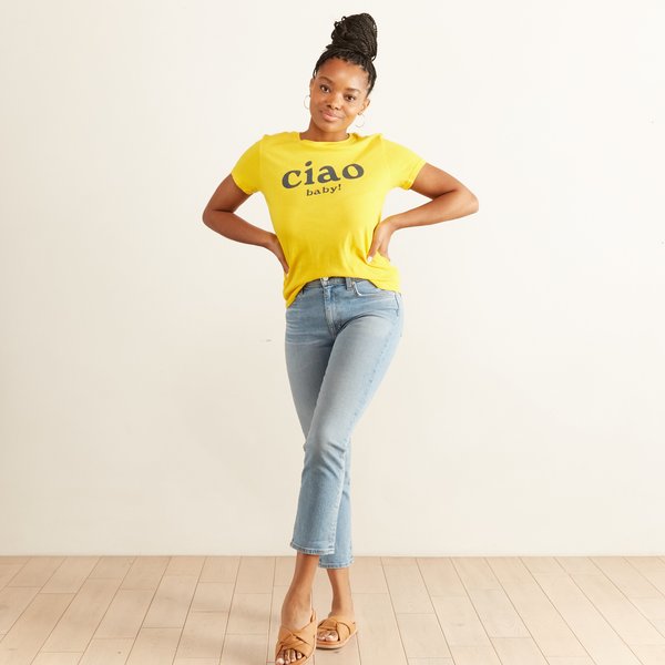 Mother Denim Lil Goodie Goodie Top - Ciao Baby! Mother Denim Lil Goodie Goodie Top - Ciao Baby!