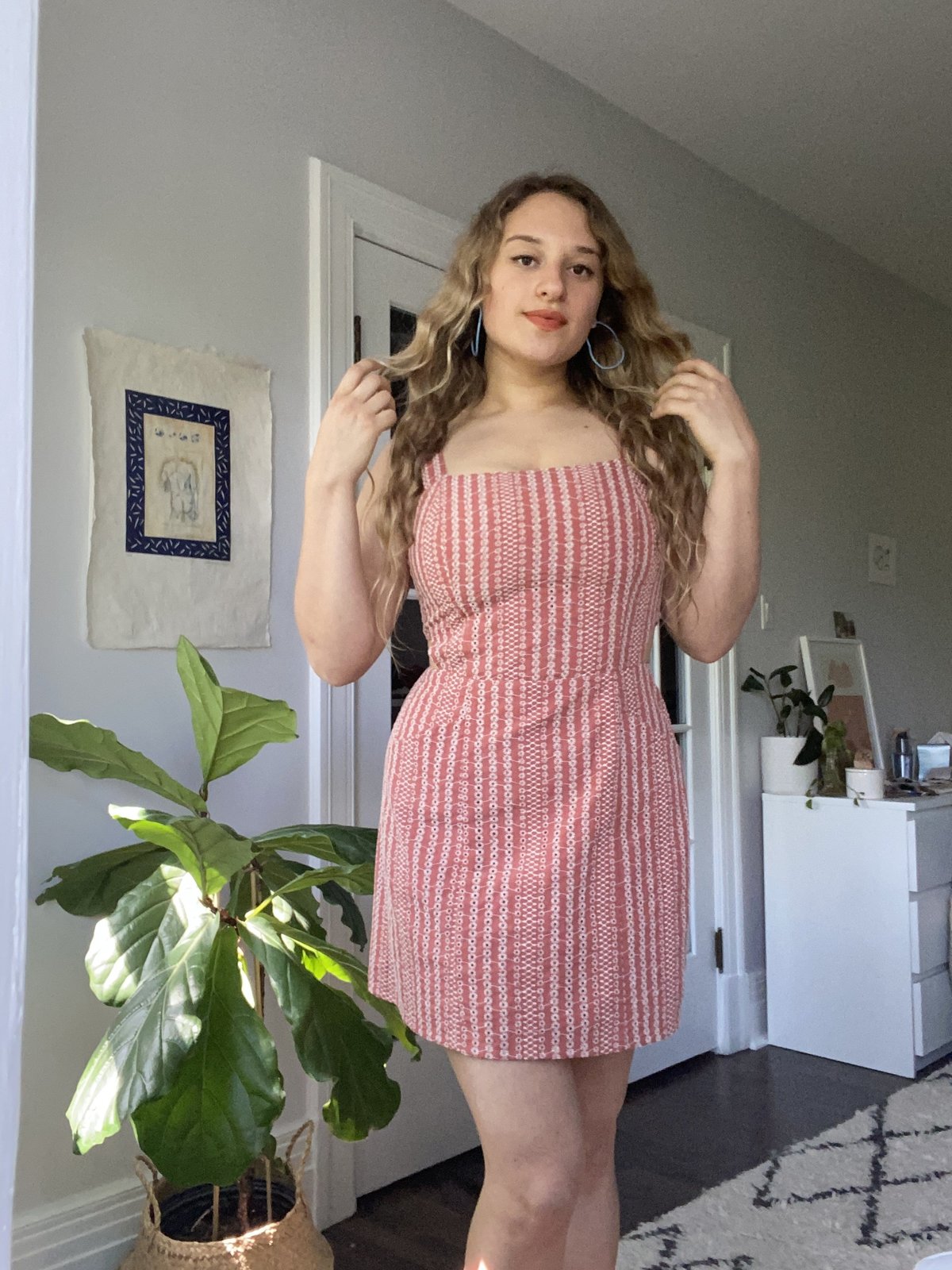 Birds of North America Bluebird Dress - Cinnamon - Image 2 of 9