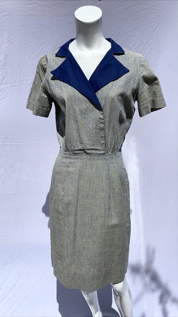50s Cotton Work Dress | Garmentory