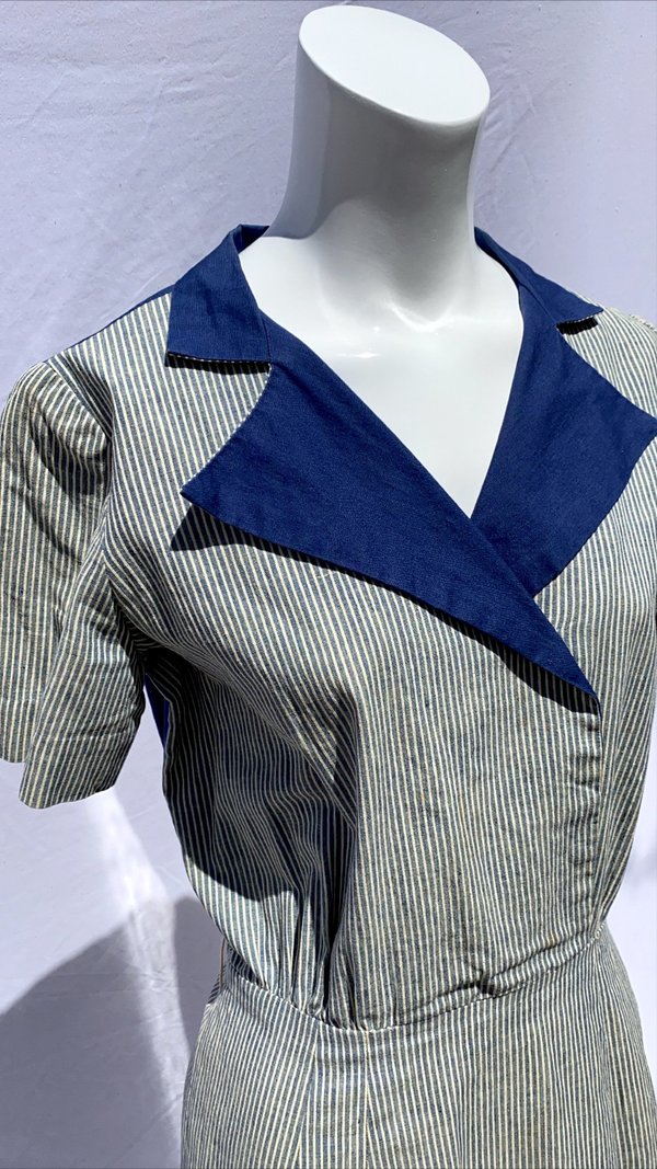 50s Cotton Work Dress | Garmentory