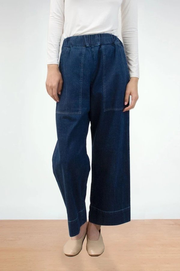 Micaela Greg True Utility Pant - Indigo Micaela Greg True Utility Pant - Indigo