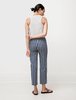 Hache Patch Pocket Striped Denim - Indigo/Creaam - Thumbnail 2